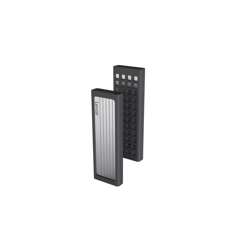 SSD enclosure Lexar E6 Silver M.2, PCIe, USB 3.2 Gen 2 (10 Gbit/s), USB‑C, aluminium, single M.2 up to 4 TB