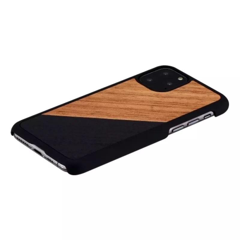 Smartphone case man and wood for iPhone 11 Pro — western black