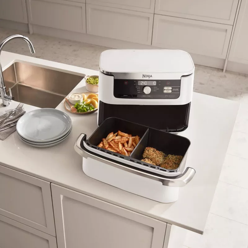 Hot air fryer Ninja AF500EUWH Double 10.4 L