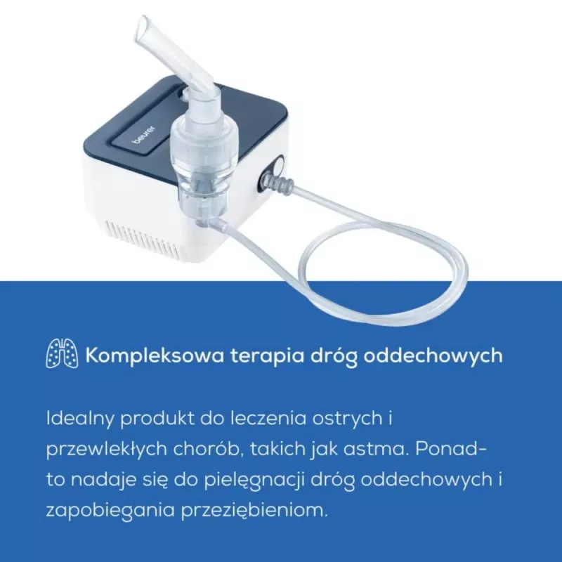 Portable inhaler Beurer IH16 nebulizer for asthma and respiratory therapy