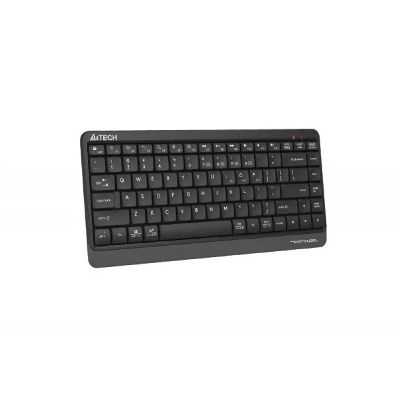 Wireless keyboard A4Tech FSTYLER FBK11 2.4GHz Bluetooth Grey - compact layout, wireless dual-mode