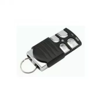 Remote control Olympia 5919 for security systems, RF Wireless interface, 4 press buttons, silver/black