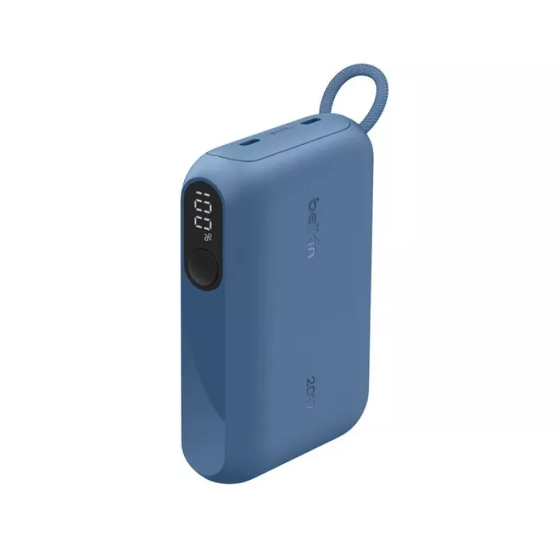 Power bank Belkin BPB027HQBL 10000 mAh — Blue, 2× USB Type‑C ports