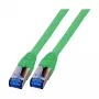 EFB-Elektronik RJ45 Patch Cable Cat.6A S/FTP TPECat.7 Raw Cable superflex Green 1m Manufacturer: EFB Elektronik (K5525FGN.1)