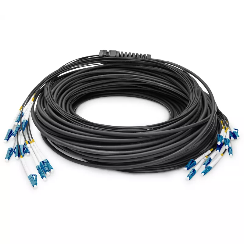 Digitus Pre-assembled Fiberglass Universal Breakout Cable 12 Fibers LC/UPC 50m