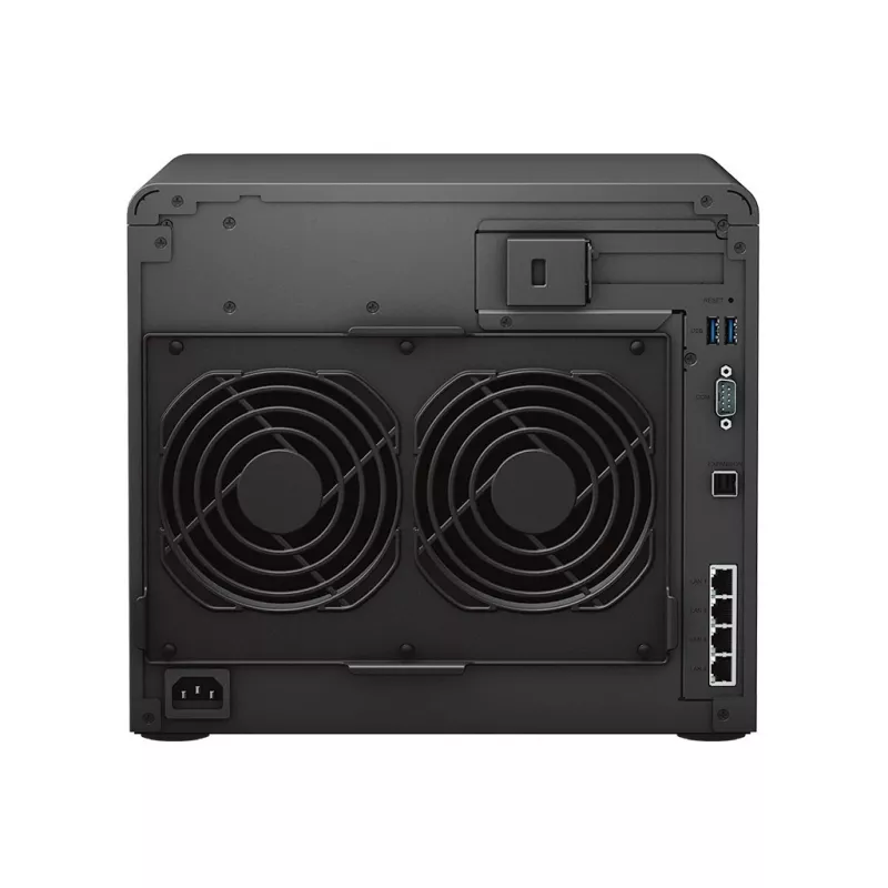 NAS Synology DS2422+; Tower; 12x (3.5 SATA HDD/2.5 SATA HDD/2.5 SATA SSD); AMD Ryzen V1500B;,4 GB DDR4 (max. 32GB),4 x 1GbE RJ-45