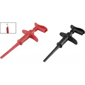 VOLTCRAFT Tap-Off Terminal Plug 4 mm CAT III 1000 V, CAT IV 600 V Black/Red MSK-118 (VC-8371755)