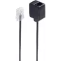 shiverpeaks BS70226-8/4 Telephone Cable 6 m Black (BS70226-8/4)
