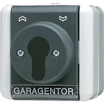 JUNG 833.18 W - Key Switch - 1P - Wired - Black - White - Thermoplast - IP44