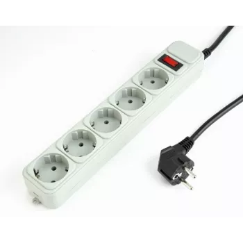 Power extension Gembird SPG3-B-6C 1.8 m 5 AC outlets