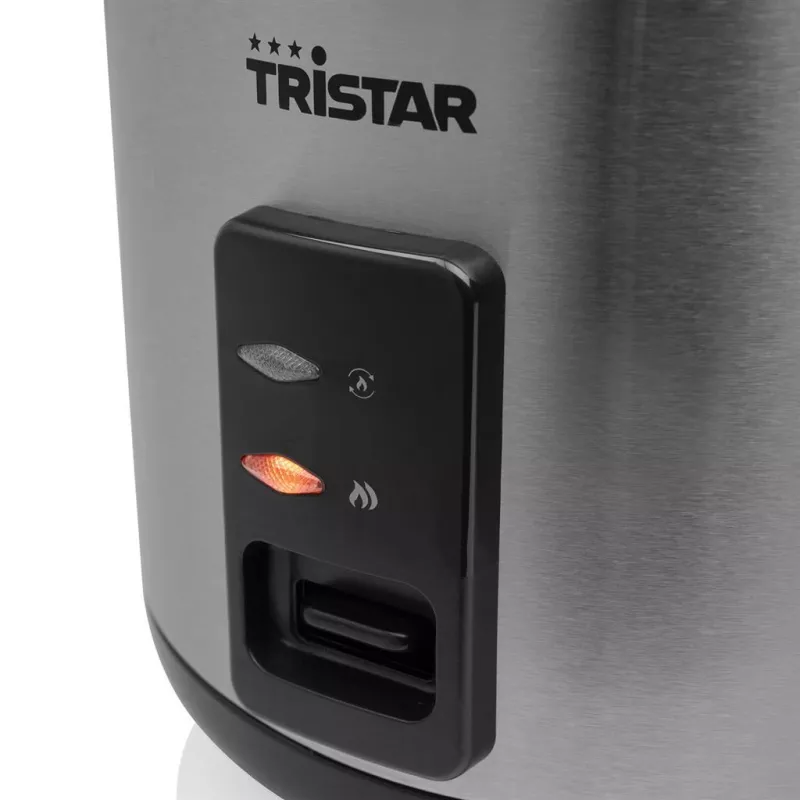 Rice cooker Tristar RK-6147 — 1.5 L, 500 W, Black/Silver
