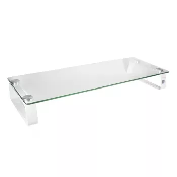 Glass tabetop monitor riser, max. 20kg