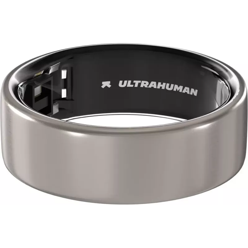 Ultrahuman Ring Air Raw Titanium Size 8 | Ultrahuman