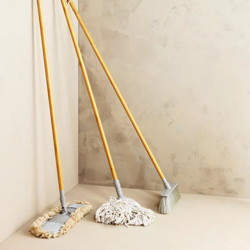 Flat mop Salter LASAL71441WPK6EU7 Grey FSC 100% – flat mop head, washable reusable