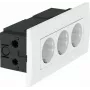 OBO Bettermann Socket Unit 3-way 84x185x59 pure white SDE-R (6119414)