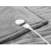 Medisana HB 680 electric heated blanket, 120 W, grey plush