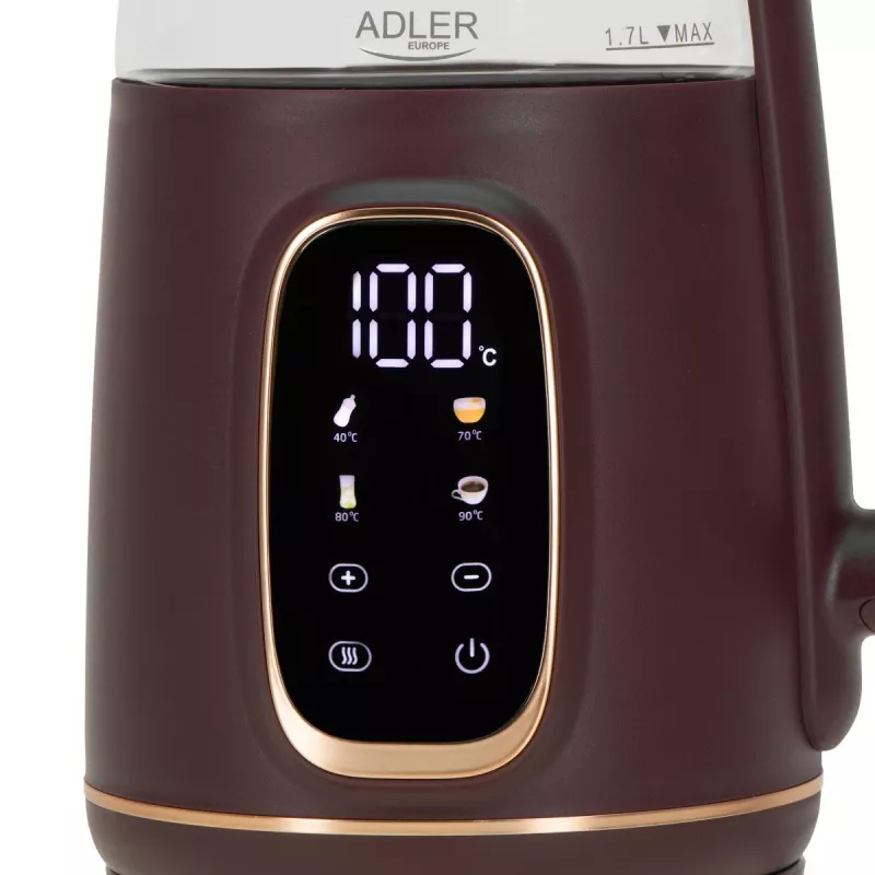 ADLER AD 1305 burgundy electric kettle