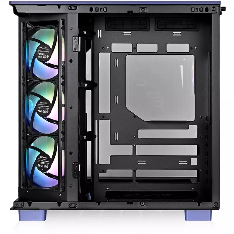 View 380 XL TG ARGB , Tower-Enclosure Violet, Tempered Glass x 2