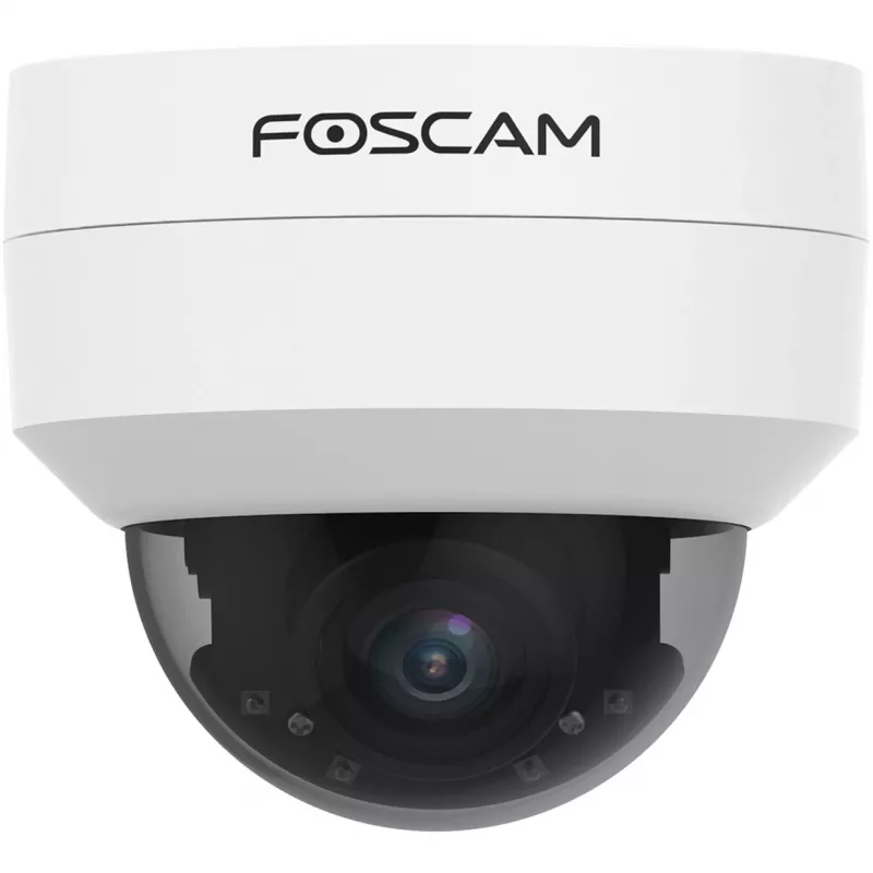 Foscam D4Z Outdoor IP Surveillance Camera, 4 MP, 1536p, Wi-Fi AC, LAN, White