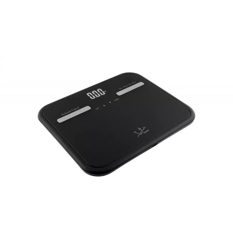 Electronic personal scale JATA 538 Rectangle Black