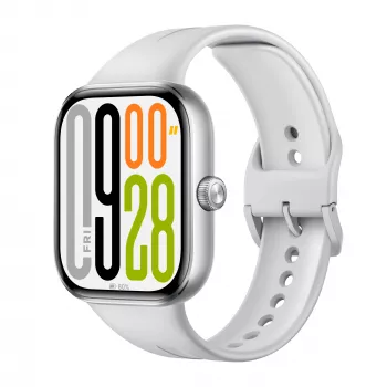 Smartwatch Xiaomi Watch 5 Silver, 2.07 inch (5.26 cm) AMOLED, 47.5 mm case, TPU band, 5 ATM, 24-day battery