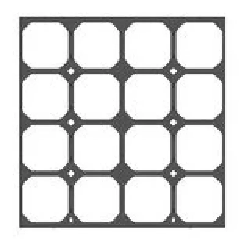 Radiator fan frame Watercool MO-RA IV 600 for 140mm fans, black