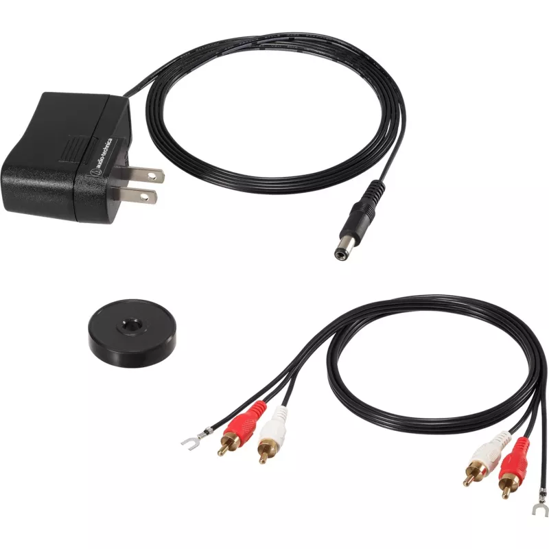 AT-LPW40WN, Turntable black/Wood, Integrated Phono Preamplifier, Manual Operation