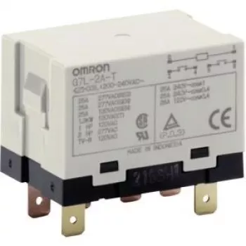 Omron G7L-2A-T 24 VAC Plug-In Relay 24 V/AC 25 A 2 Normally Open Contact 1 pc(s)