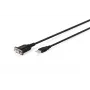 USB 2.0 to RS232 adapter cable DIGITUS DA-70172, 1.8 m, FTDI FT232RNL chipset, USB Type-A to DB9