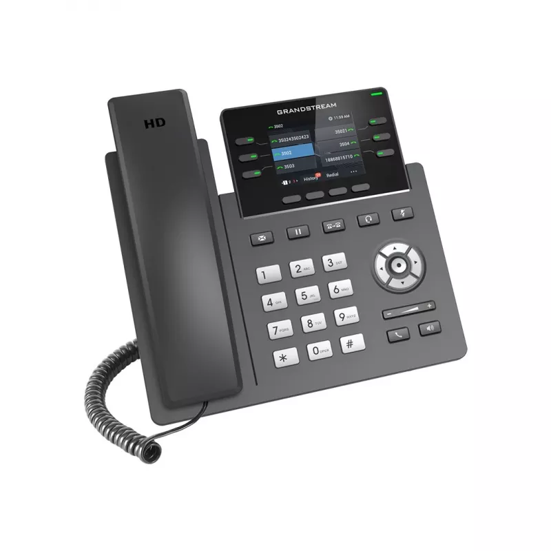 IP Phone Grandstream GRP2613W Black 4 lines TFT 2.4 inch