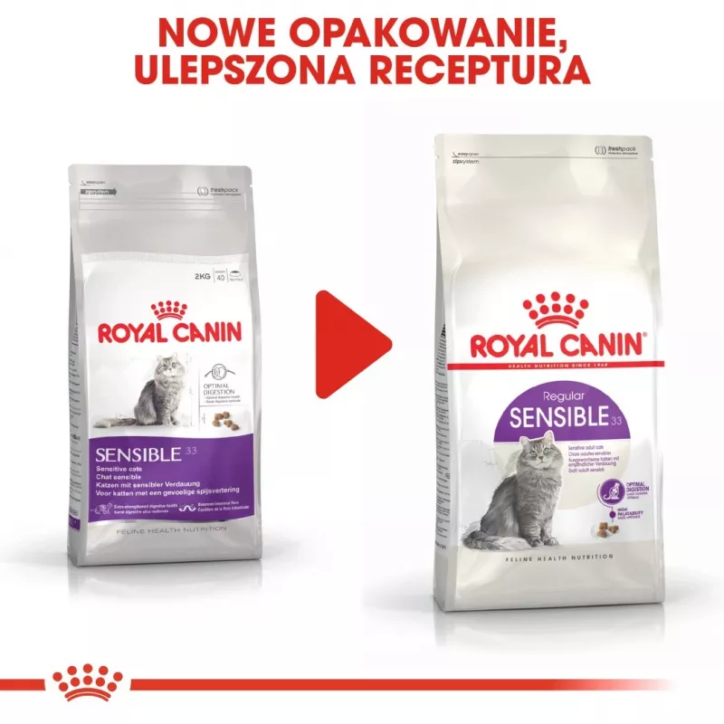 Dry cat food Royal Canin Sensible 33 Adult, 10 kg — chicken, 33% protein, urinary tract control