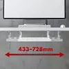 Maclean under-desk cable organizer, max. load 5kg, max. 728mm, white, MC-103 W