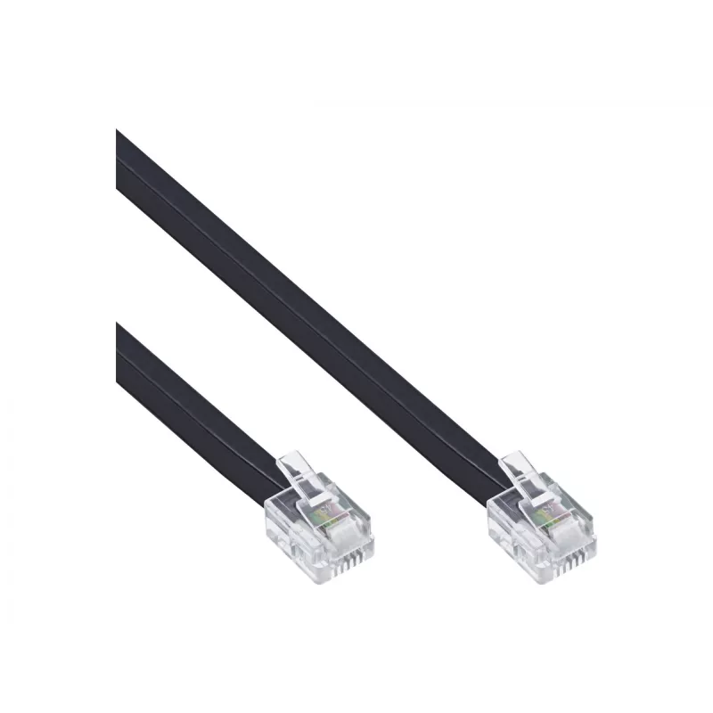 InLine Modular Cable RJ12 male / male 6P6C 20m