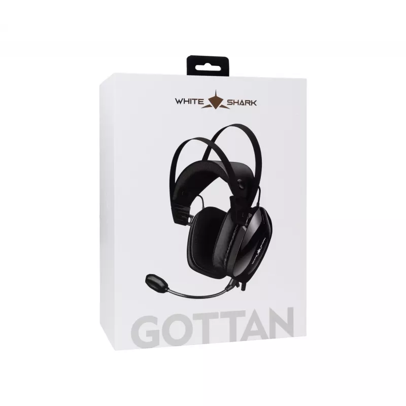 Headphones White Shark GH-2446 Gottan Black