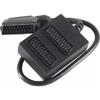 shiverpeaks BS94050 SCART-Cable 0,5 m SCART (21-pin) 2 x SCART (21-pin) Black (BS94050)