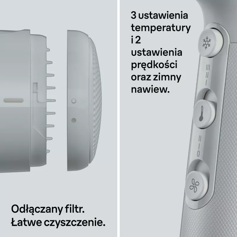 Hair Dryer Braun BRHD211E 2200W with Ionic Technology