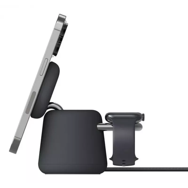 Wireless charger Belkin WIZ027VFH36 2‑in‑1 magnetic Qi2 15W for iPhone and Apple Watch