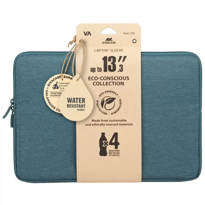 Sleeve case Rivacase Suzuka 7703 35.6 cm Aqua