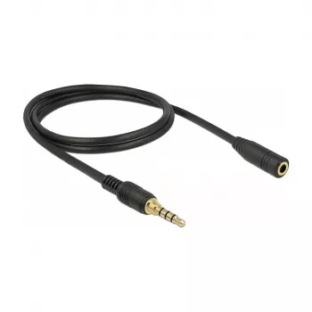 Audio cable DeLOCK 85629 1m 3.5mm Black
