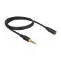 Audio cable DeLOCK 85629 1m 3.5mm Black