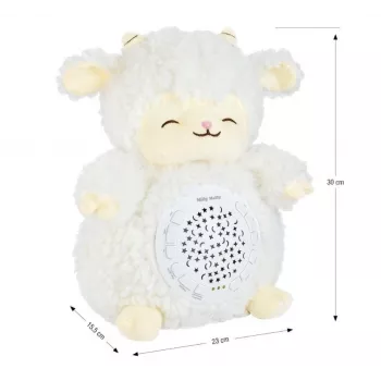Plush projector toy milly mally Sheep Projector Plush Toy model 5664 for infants — soft night light
