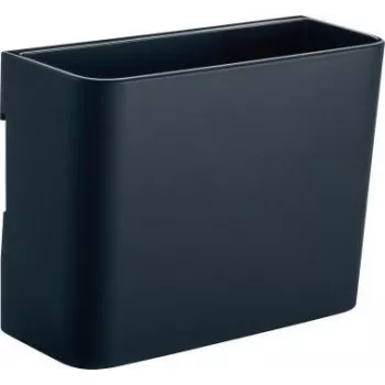 Pen/pencil holder Sigel GL802, plastic, anthracite, 120×94×51 mm
