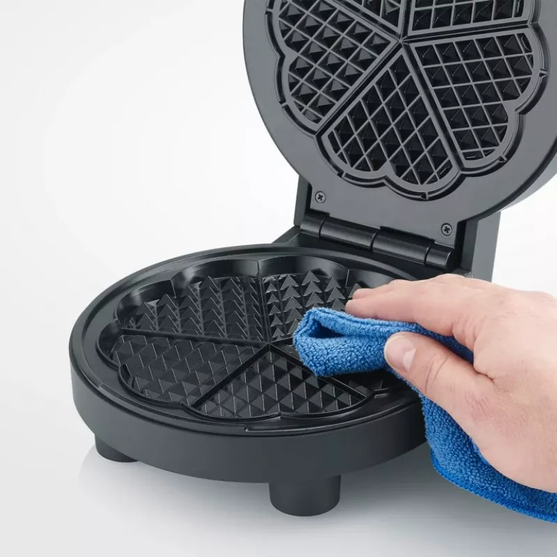 Waffle Maker Severin WA 2116 1000 W Black Heart Shape