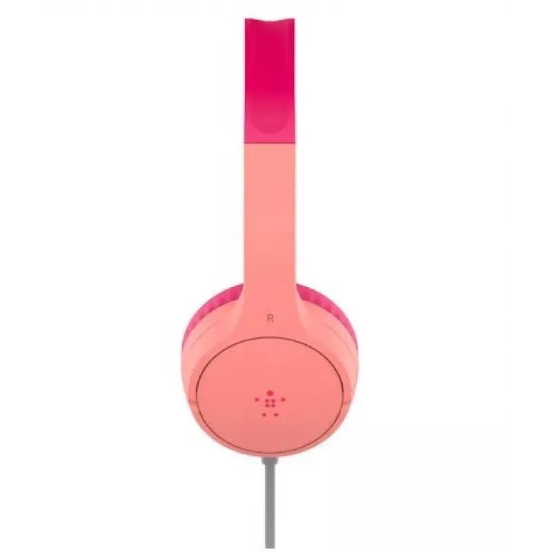 SOUNDFORM Mini On-Ear Wired Headphones Pink For Kids
