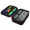 Pencil case cool pack Jumper 3 — triple-decker stationery organizer with bear design, durable fabric