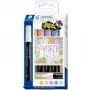 Marker set Staedtler Lumocolor 6 pastel colors — acrylic ink, assortment of 6 pastel shades