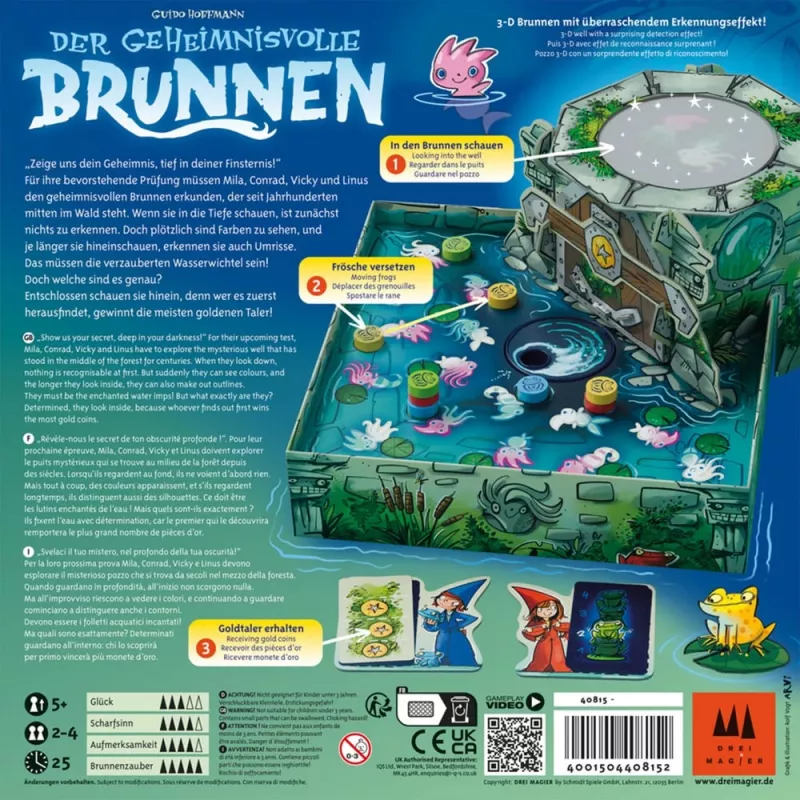 Drei Magier: Der mysterious Brunnen, Board Game