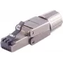 Wire Connector RJ-45 Black ShiverPeaks BS08-45006 Male