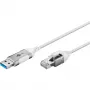 Goobay Ethernet-Cable USB-A 3.0 to RJ45 Slim 2 m - connects router, modem or (74379)