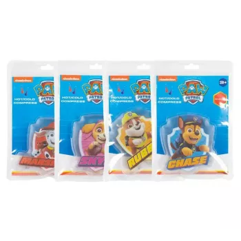 Hot/Cold Gel Compress Set Paw Patrol, 4 pcs — reusable gel pads for hot or cold therapy